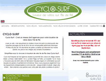 Tablet Screenshot of cyclo-surf.com